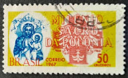 Bresil Brasil Brazil 1967 Millenaire De La Pologne Yvert 813 O Used - Used Stamps