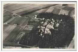 MW25389/ Wersdorf Bei Apolda   Foto AK Seltenes Strähle Luftbild 30er Jahre - Autres & Non Classés