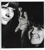 C6412/ Sängerinnen The Karlins Pressefoto Foto 22,5 X 20,5  Cm 1968 - Sonstige & Ohne Zuordnung