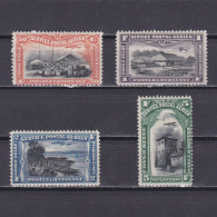 BELGIAN CONGO 1920, Sc #C1-C4, Landscapes, Airmail, MH - Nuevos