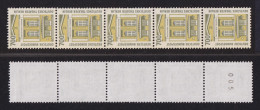 Bund 1691 V RE 5er Ohne Leerfelder SWK 700 Pf Postfrisch  - Rollenmarken