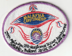 MALAYSIA  --   25th  ASIA - PACIFIC REGIONAL SCOU JAMBOREE  - THAILAND  --  SCOUT, SCOUTISME, JAMBOREE  -- OLD PATCH  -- - Padvinderij