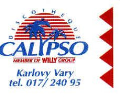 Czech Republic, Matchbox Label Karlovy Vary - Disco Calipso - Member Of Willy Group - Boites D'allumettes - Etiquettes