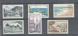 Yvert 976 à 981 - Série Touristique  - Série De 6 Timbres Neufs Sans Traces De Charnières - Neufs