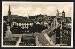 AK Esslingen / Neckar, Frauenkirche, Seminar, Burg, Rathaus, Stadtkirche  - Esslingen