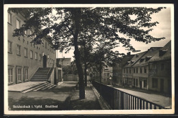 AK Reichenbach I. Vgtld., Stadtbad Mit Strasse  - Reichenbach I. Vogtl.