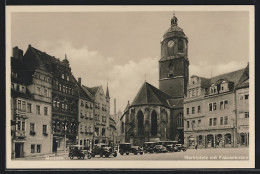 AK Meissen, Marktplatz Mit Frauenkirche  - Meissen