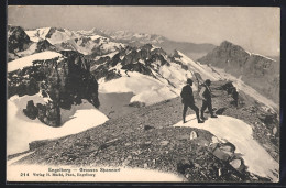 AK Engelberg, Grosses Spannort, Bergsteiger Auf Der Spitze  - Engelberg