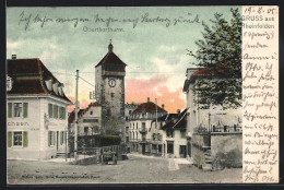AK Rheinfelden, Gasthaus Zum Ochsen Und Der Oberthorthurm  - Rheinfelden