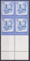 1980 , Mi 1649 ** (2) - 4 Er Block Postfrisch - Schönes Österreich - Bergfried Von Freistadt Im Mühlviertel , OÖ - Unused Stamps