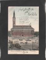129232          Danimarca,    Hilsen   Fra   Kobenhavn,   Raadhuset,   VG    1904 - Danemark