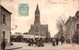 S16625 Cpa 18 Sancoins - Place D'Armes - Sancoins