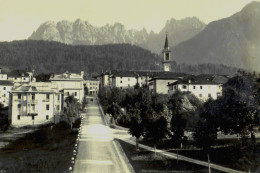 LORENZAGO   DI  CADORE - CON CATENA  DEL  GRIDOLA - 1956 - Belluno