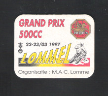 Bierviltje - Sous-bock - Bierdeckel   PRIMUS  - GRAND PRIX 500CC - LOMMEL  22-23 /03 1997(B 969) - Portavasos