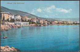 Südstrand, Abbazia, 1912 - Tomašić AK - Kroatien