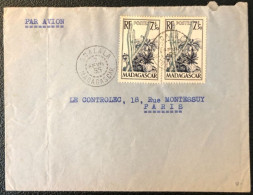 Madagascar, Divers Sur Enveloppe TAD SOALALA 7.2.1955 Pour La France - (A1538) - Covers & Documents