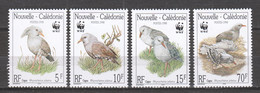 New Caledonia 1998 Mi 1144-1147 MNH WWF - KAGU BIRDS - Ungebraucht