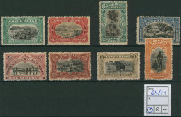 Congo Belge - Mols : N°64/71 Neuf Charniéré (MH). - Unused Stamps