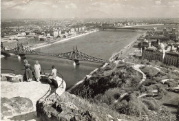 HONGIE - Budapest - Parlement - View On The Danube - Animé - Carte Postale Ancienne - Hongrie