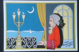 ► ENGHIEN-Les-BAINS - Casino Lac Musique Année Mozart 1991 Tirage Limité  - Illustrateur - D'après Dessin BUSILLET - Enghien Les Bains