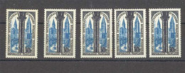 Yvert 986 - Tournus   -  Lot De 5 Timbres Neufs Sans Traces De Charnières - Unused Stamps