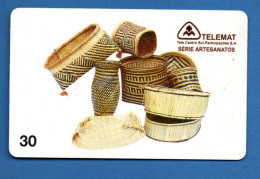 Panier Osier Artisanat Télécarte Brésil Phonecard  Telefonkarten (W 655) - Brésil