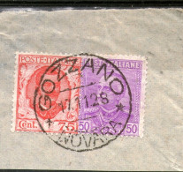 Italy,1928,cancel:Gozzano,17.11.1929,used ,as Scan - Poststempel