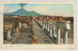 C.P.  PICCOLA   POMPEI   FORO   CIVILE       2 SCAN (VIAGGIATA) - Pompei