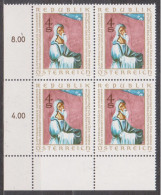 1980 , Mi 1651 ** (4) - 4er Block Postfrisch - Kongreß Der Internationalen Organisation Für Das Studium Des Alten Testam - Unused Stamps