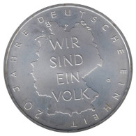 ALX01010.3 - 10 EUROS ALLEMAGNE 2010 - 20 Ans Unité Allemande - Argent - Alemania