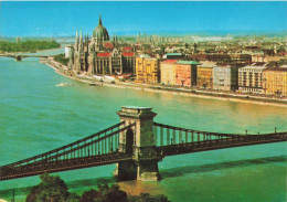 HONGIE - Budapest - View Of Budapest - Vue Sur Le Pont - Colorisé - Carte Postale Ancienne - Ungarn