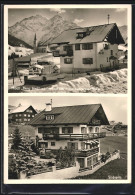AK Hirschegg /Kleinwalsertal, Hotel Haus Berg Heil Mit Elferkopf Und Zwölferkopf, Südseite  - Other & Unclassified