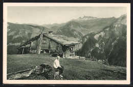 AK Braunwald, Partie Am Strick Mit Kärpfstock  - Braunwald