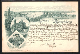 Lithographie Arenenberg, Schloss Arenenberg Und Schloss Saienstein  - Other & Unclassified