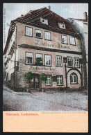 Seiden-Imitations-AK Eisenach Das Luther-Haus Mit Lutherkeller  - Other & Unclassified