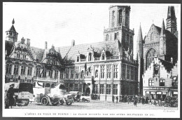 1925  - BELGIQUE . FURNES . PLACE OCCUPEE PAR LES AUTOS MILITAIRES  1915 . 4B220 - Non Classés