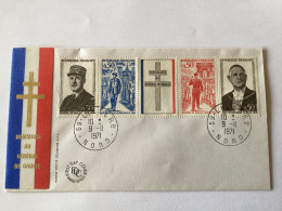 Enveloppe 1er Jour Hommage Au Général De Gaulle 1971 - Collections