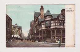 ENGLAND - Chester Eastgate Street Used Vintage Postcard - Chester