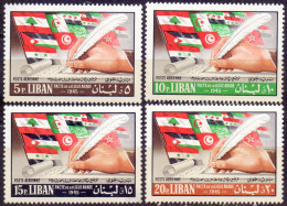 LIBAN - LIGUE ARABE - FLAGS - **MNH - 1967 - Timbres