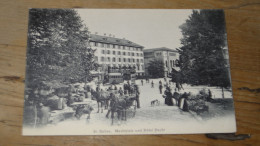 ST GALLEN Marktplatz Und Hotel Hecht .......... 240526-19549 - St. Gallen