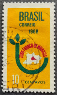 Bresil Brasil Brazil 1968 Manaus Yvert 850 O Used - Usados