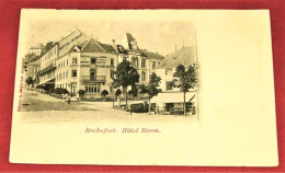 ROCHEFORT  -   HOTEL  BIRON  - LOUAGE DE VOITURES  - - Rochefort