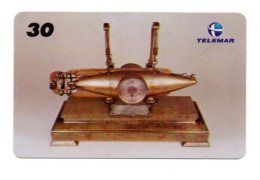 Horloge Sculpture Pendule  Télécarte Brésil Phonecard  (W 661) - Brésil