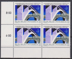 1980 , Mi 1653 ** (1) - 4er Block Postfrisch - Kongreß Der Internationalen Vereinigung Für Brückenbau Und Hochbau - Ongebruikt