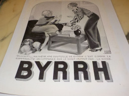 ANCIENNE PUBLICITE UN QUINQUINA ET BYRRH  1935 - Advertising