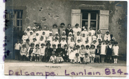 - Carte Photo - Ecole De Filles En Fête, Saône Et Loire - Photo J  Morelly,Pierrots,  Non écrite, TBE, Scans. - Sonstige & Ohne Zuordnung