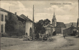 CPA Provenchères Et Colroy Vosges, Straßenpartie, Kirche - Altri & Non Classificati