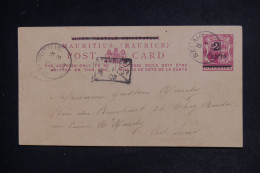 MAURICE - Entier Postal Pour Port Louis En 1902 - L 152721 - Maurice (...-1967)