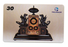 Horloge Sculpture Pendule  Télécarte Brésil Phonecard  (W 662) - Brazilië