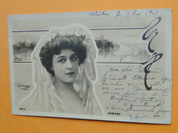 Starlette - Artiste -- Carte-photo Signée Reutlinger -- ROBINNE -- Cpa "précurseur" 1904 - Artistes